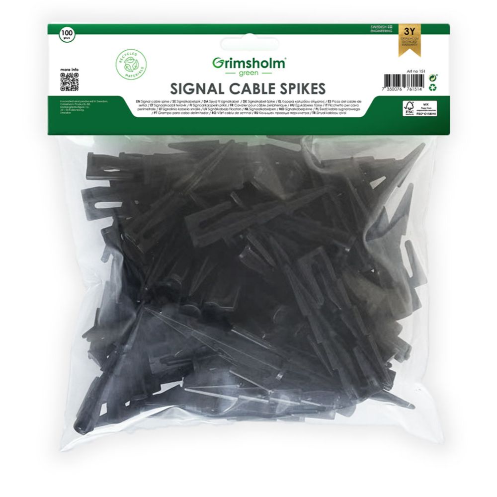 Grimsholm Green piirdekaabli hoidik 100 tk