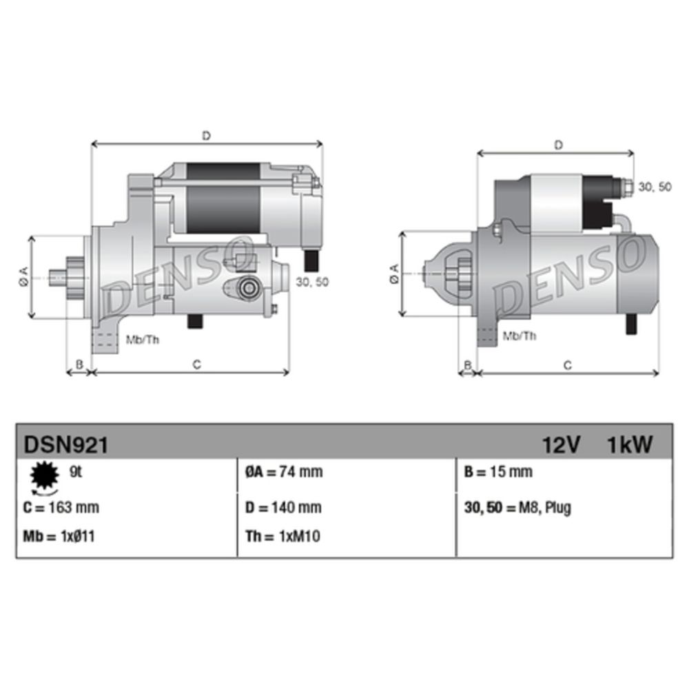 Startmotor 13-00123
