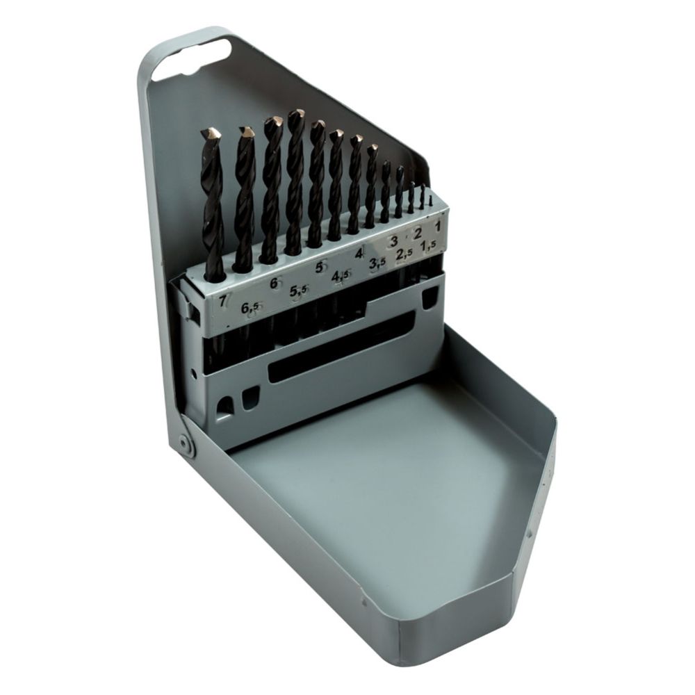 Bahco 451-PB-1 HSS DIN 338 metallipuuride komplekt 1,0 - 7,0 mm 13 osa