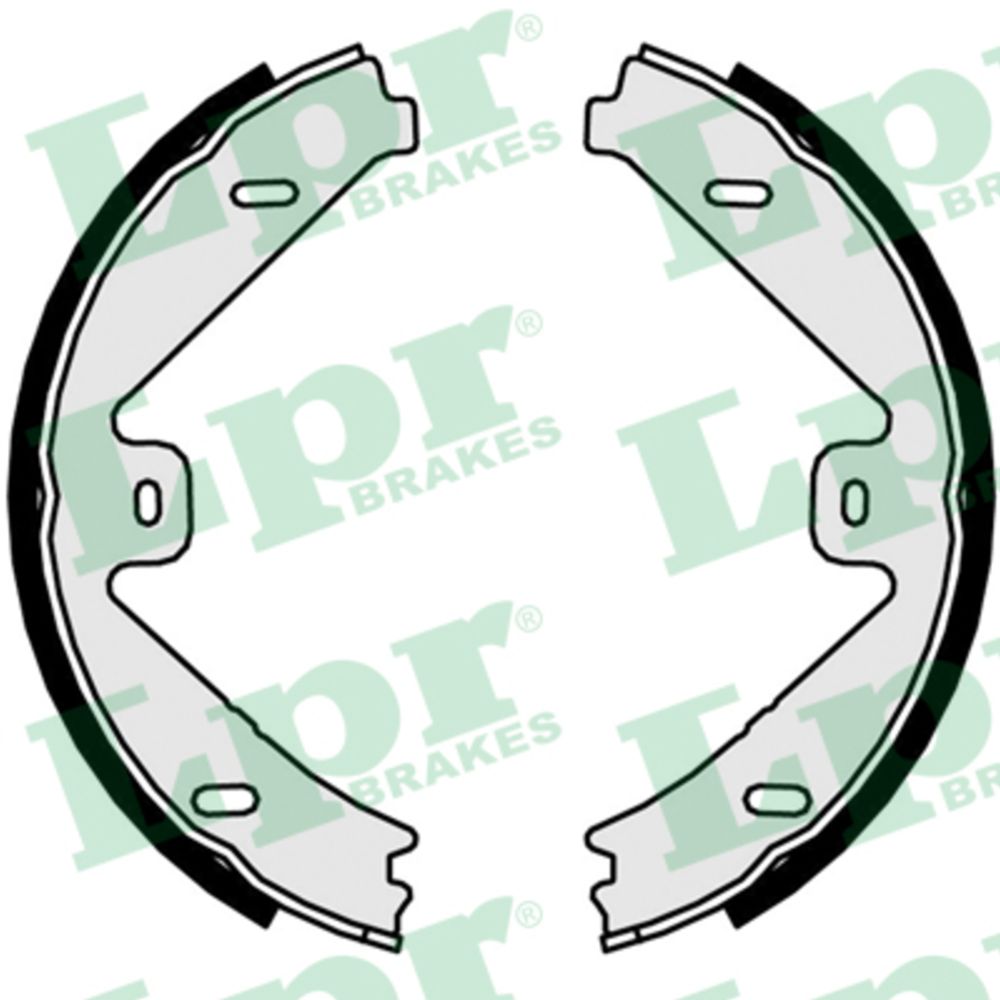 Bromsbackar, sats, parkeringsbroms 22-3503