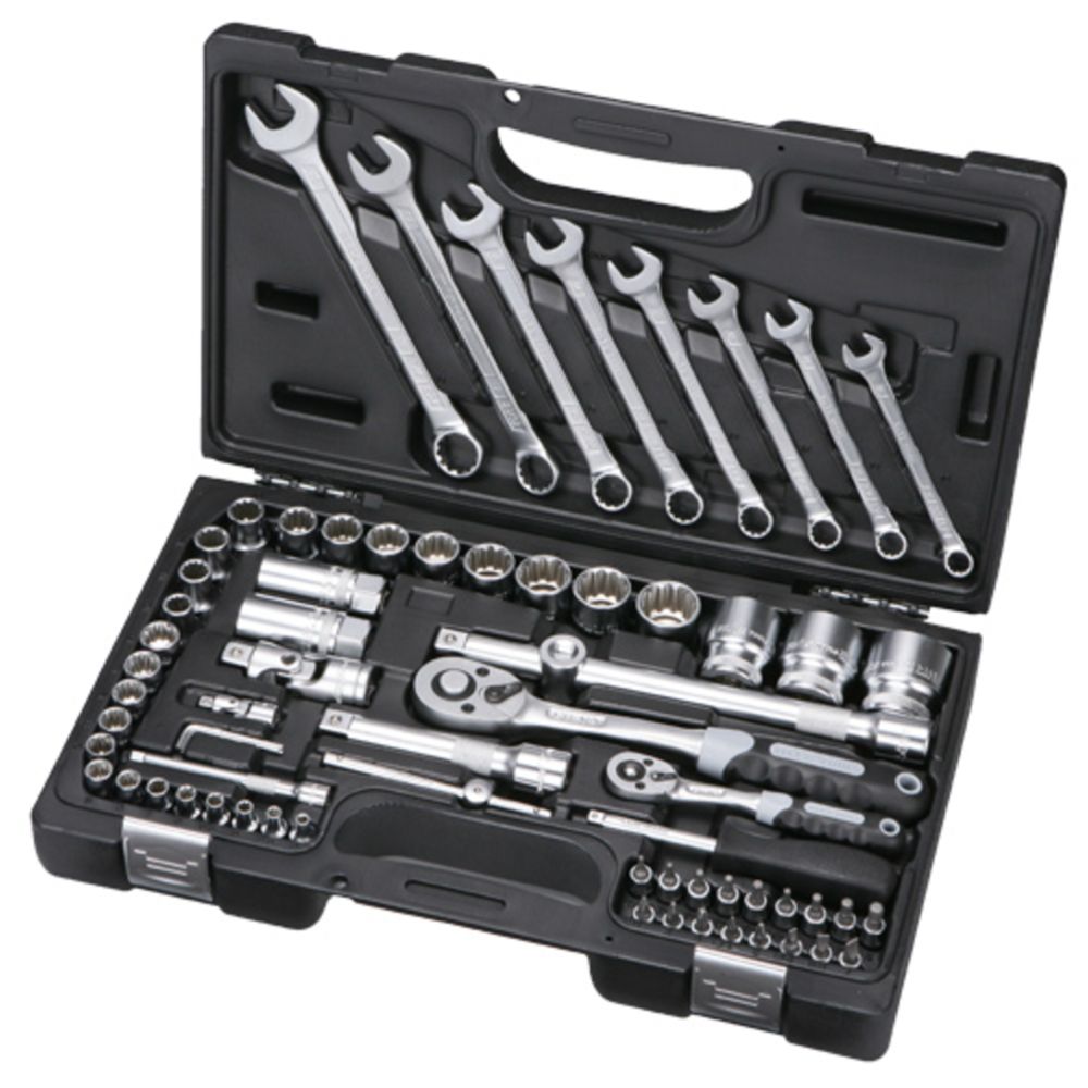 MTX Tools multipadrunikomplekt 1/4" & 1/2" 68 osa