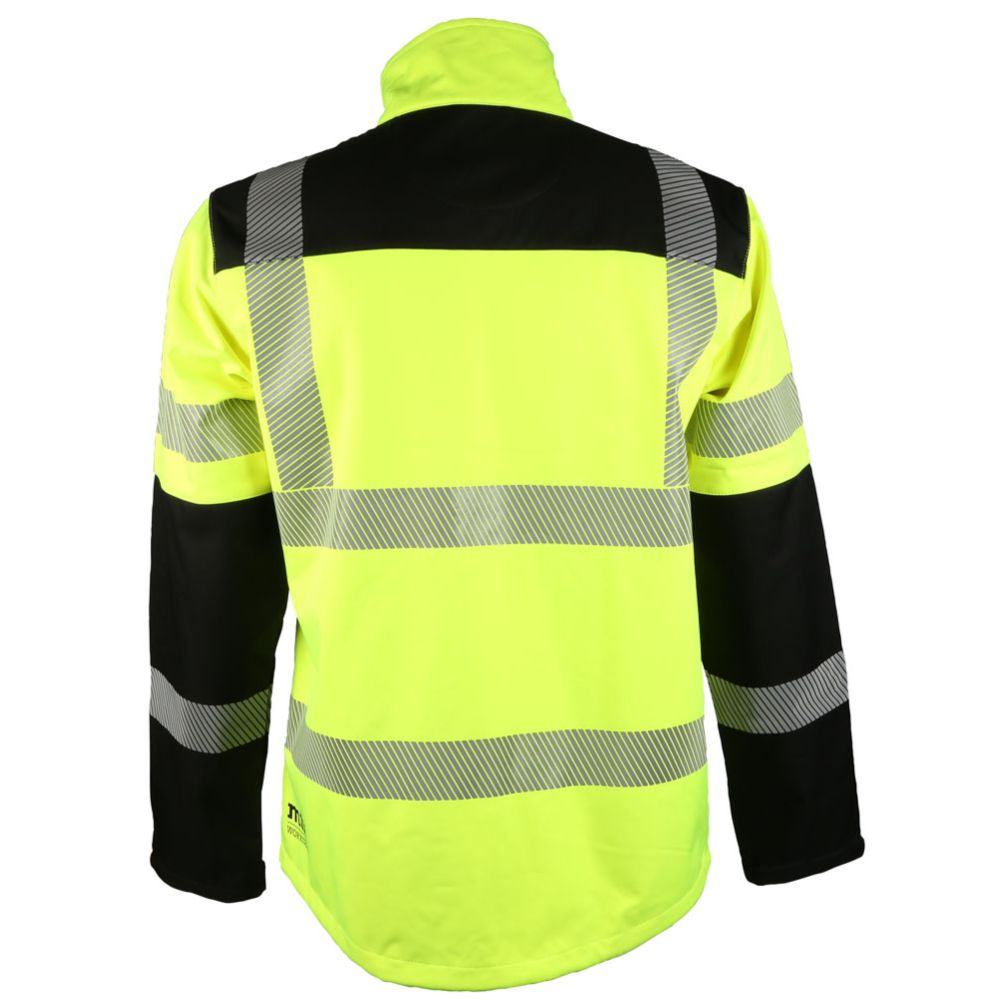 MTX Workgear softshelljope hi-vis kollane/must