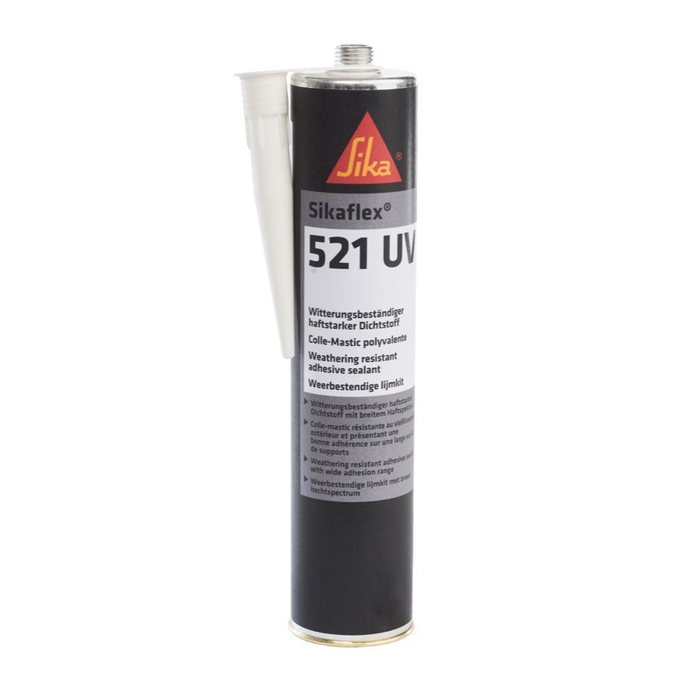 Sikaflex-521UV lim och tätningsmassa svart 300 ml