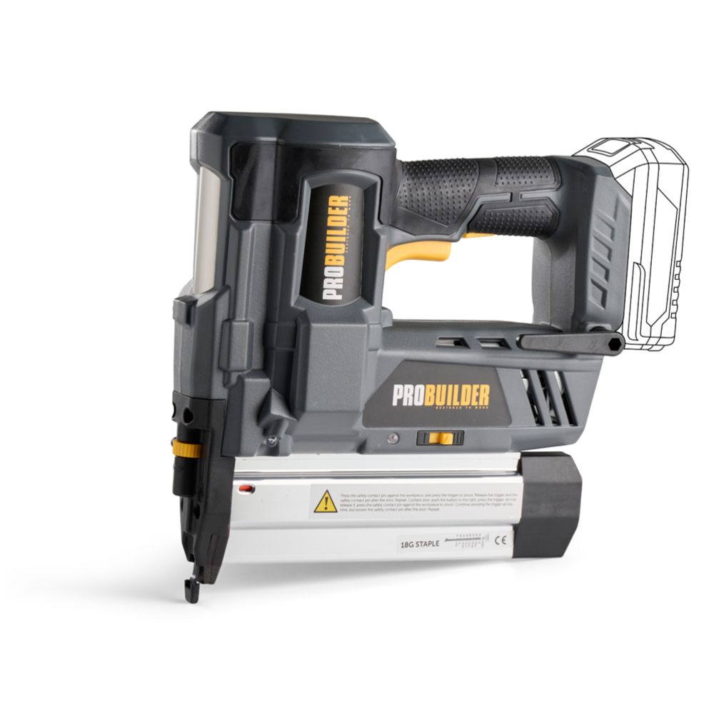 Probuilder batteridriven spikpistol 18V utan batteri