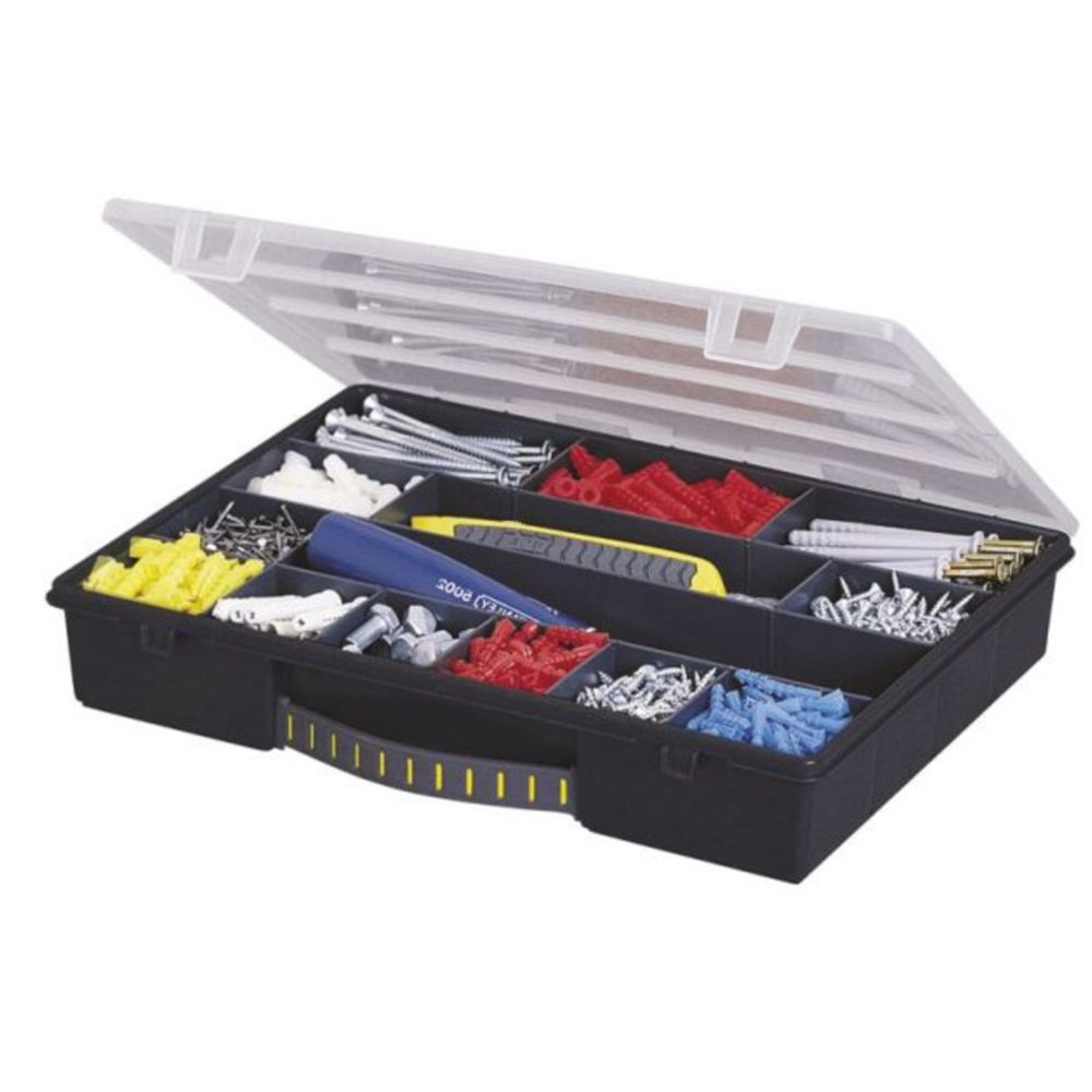 Stanley 1-92-761 sortimentlåda av plast 14 fack 340 x 260 x 60 mm