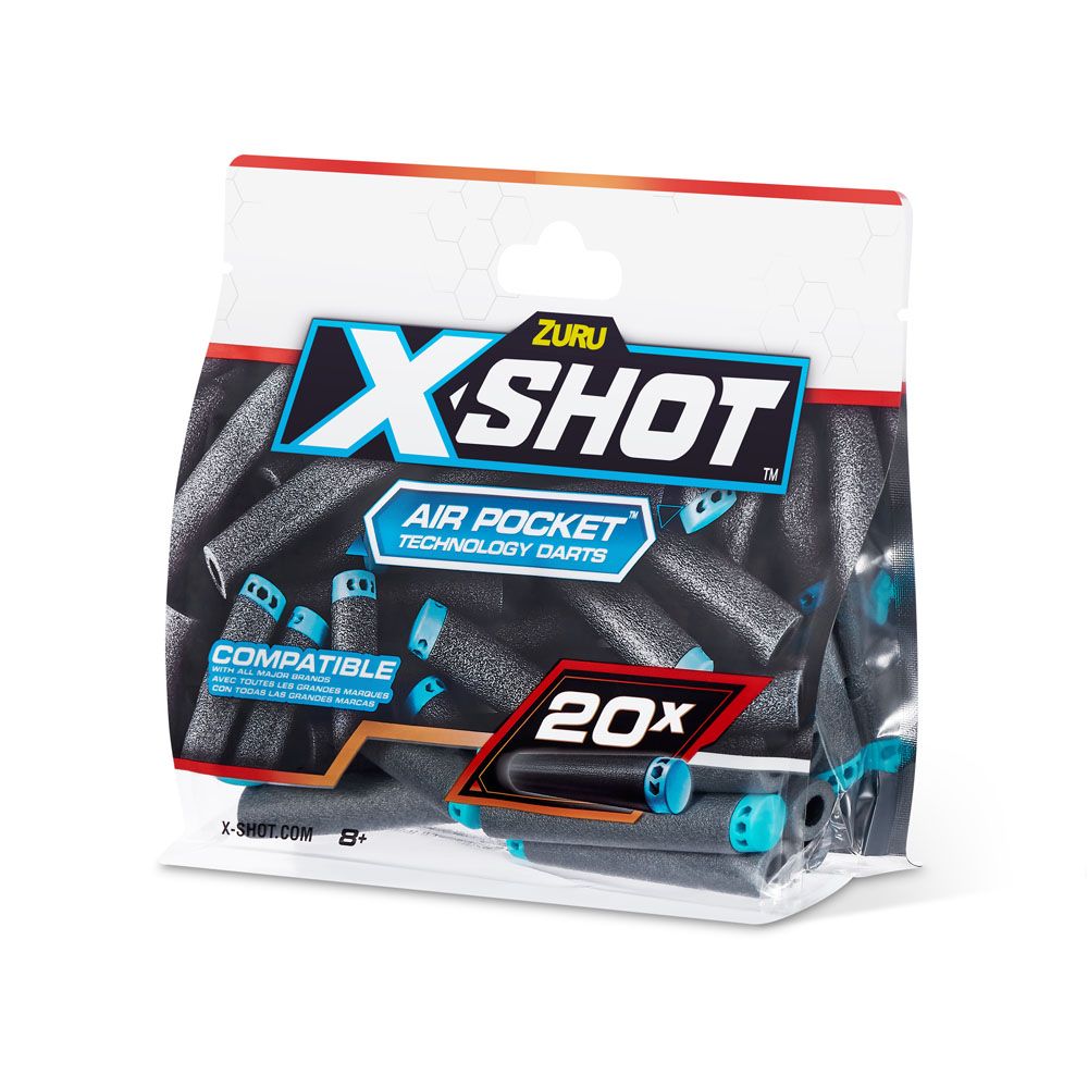 X-Shot Excel Darts vaahtomuoviammukset 20 kpl