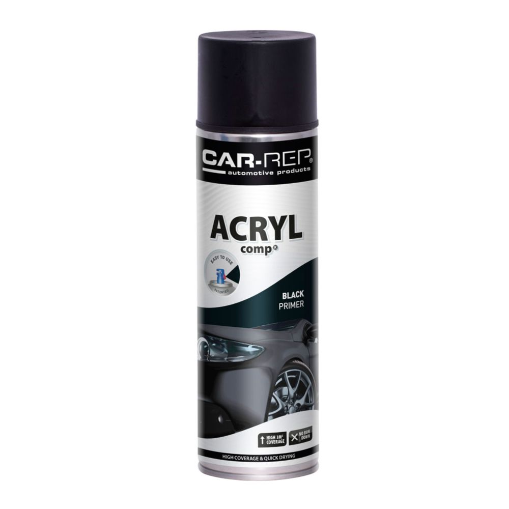Cer-Rep ACRYLcomp akrüül-kruntvärv, must, 500 ml