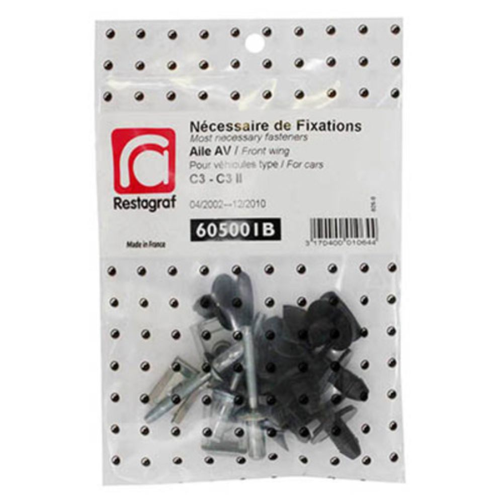 Kiinnikesarja Citroen lokasuoja 605001B 14 osaa