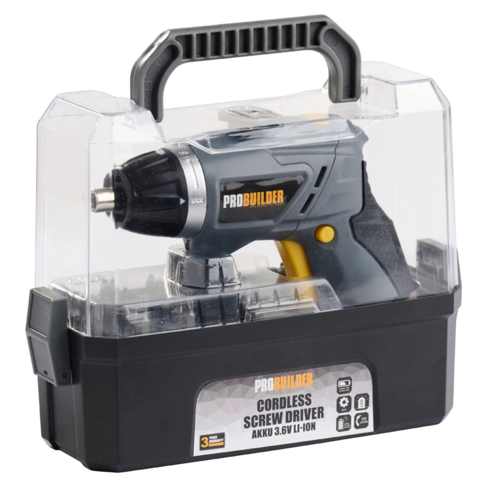 Probuilder batteridriven skruvdragare 3,6 V