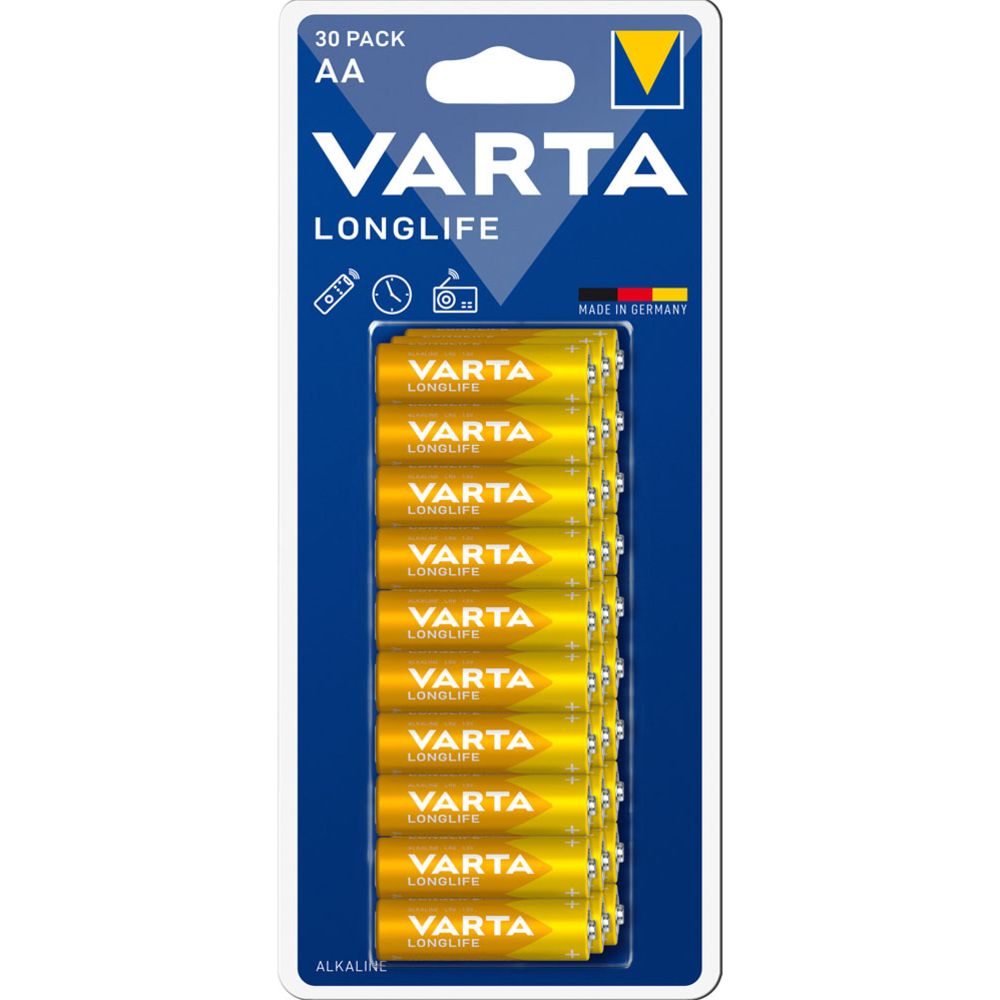 Varta Longlife AA paristo 30 kpl