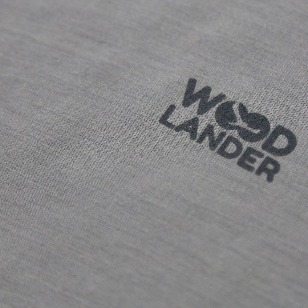 Woodlander miesten 100% merinovilla T-paita, harmaa