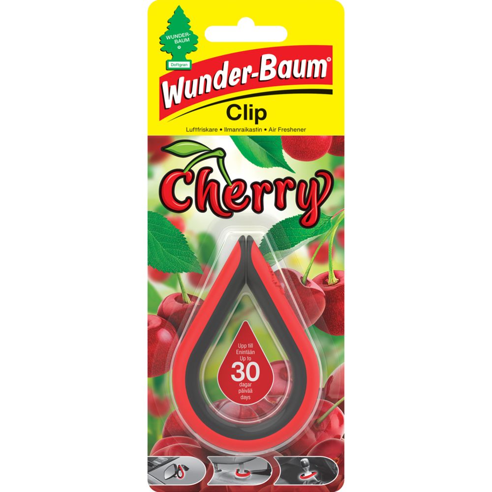 Wunder-Baum Clip õhuvärskendaja, Cherry