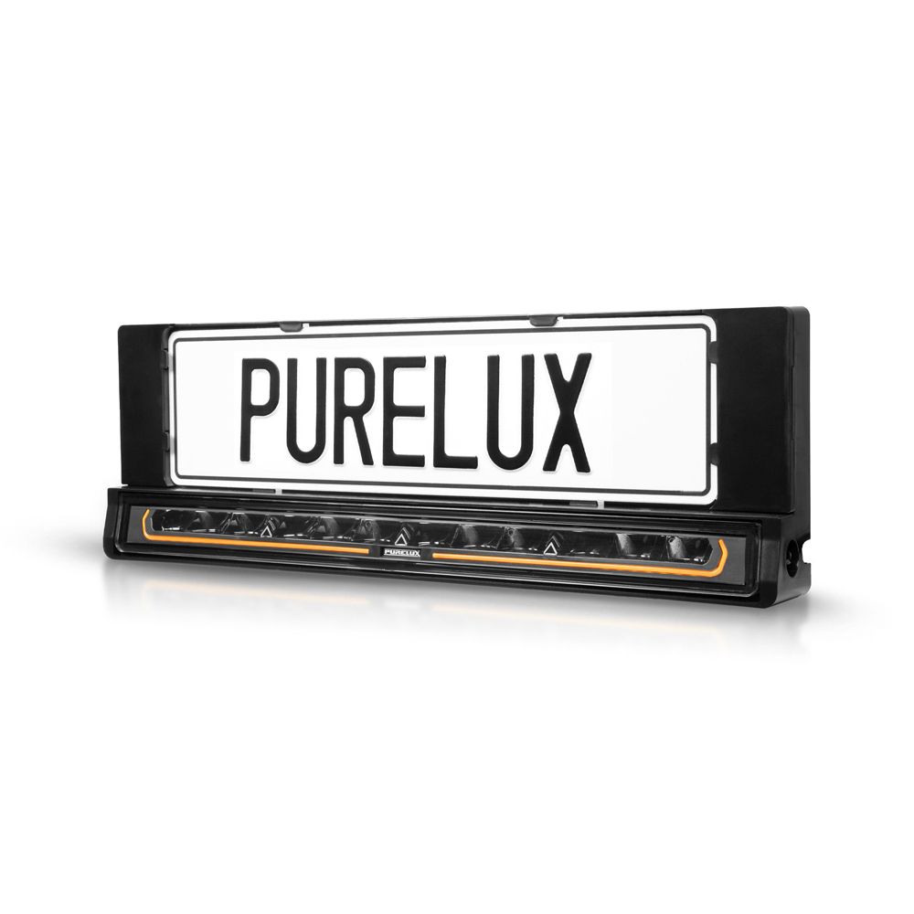 Purelux Apex S500 lisatuli integreeritud numbrimärgi hoidjaga