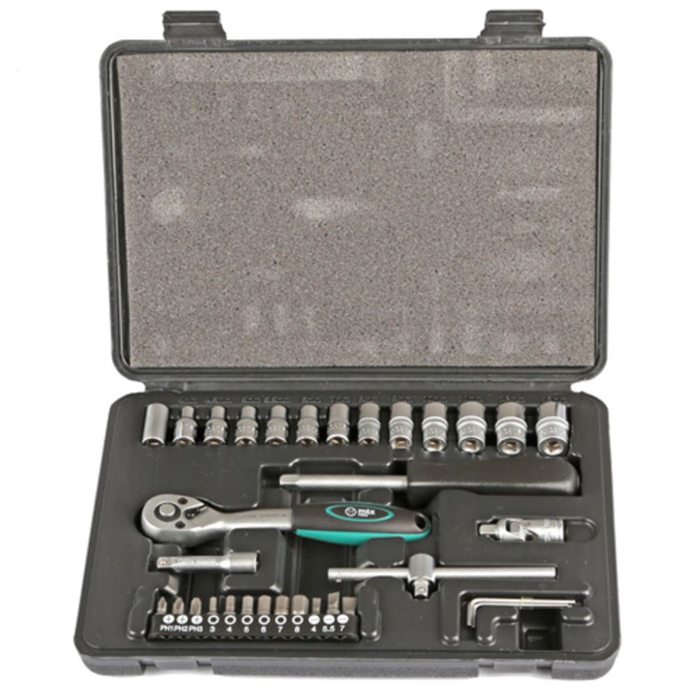 MTX Tools Basic hylsnyckelsats 1/4" 33 delar