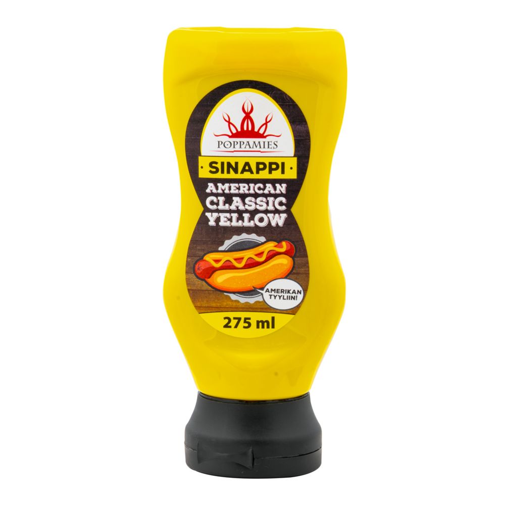 Poppamies American Classic Yellow sinappi 275 ml
