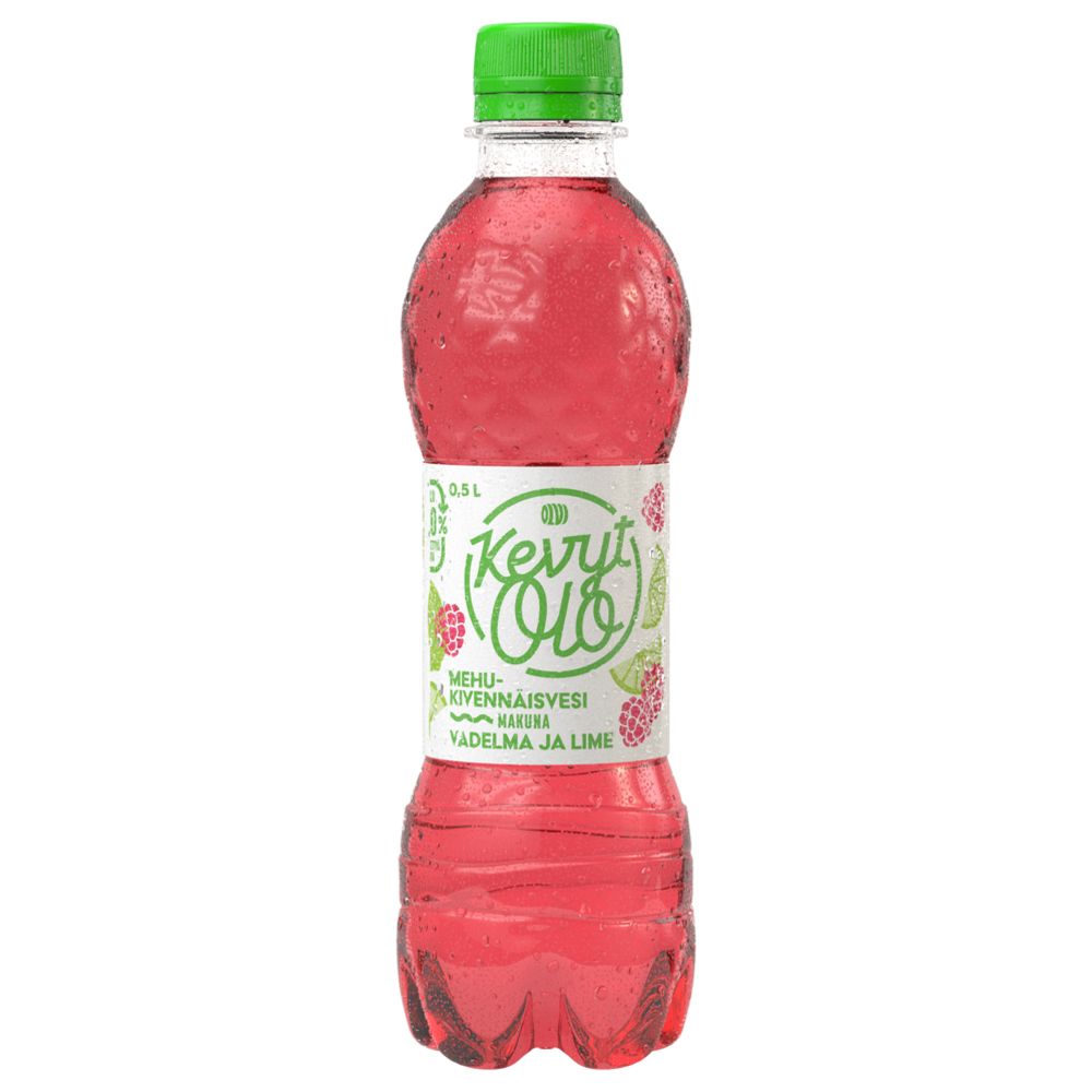 KevytOlo Vadelma-Lime mehukivennäisvesi  0,5 l
