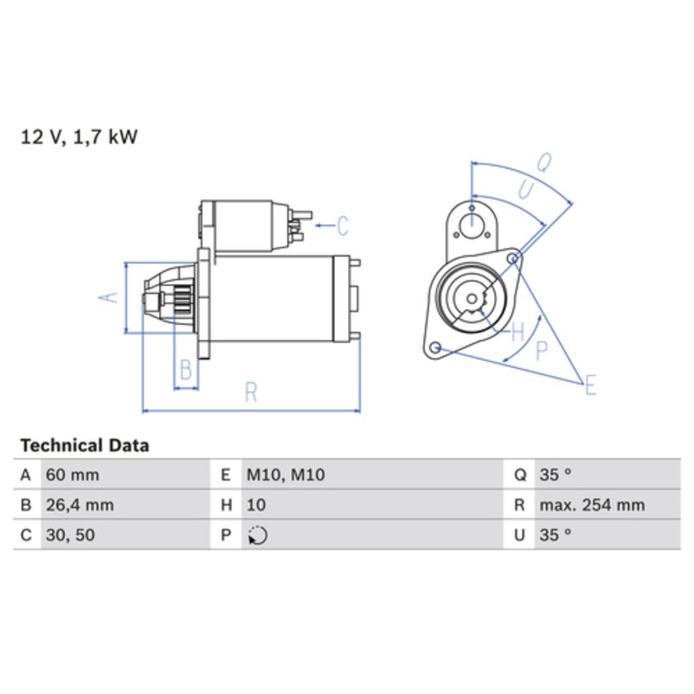Käynnistinmoottori 77-45287