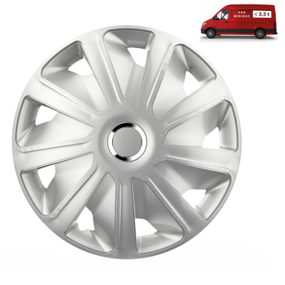 Versaco Craft silver 16" navkapslar