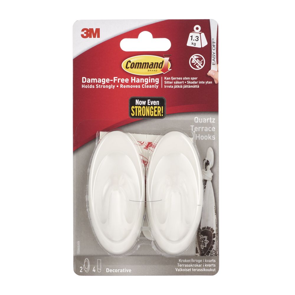 3M Command 17086Q krokpar vit