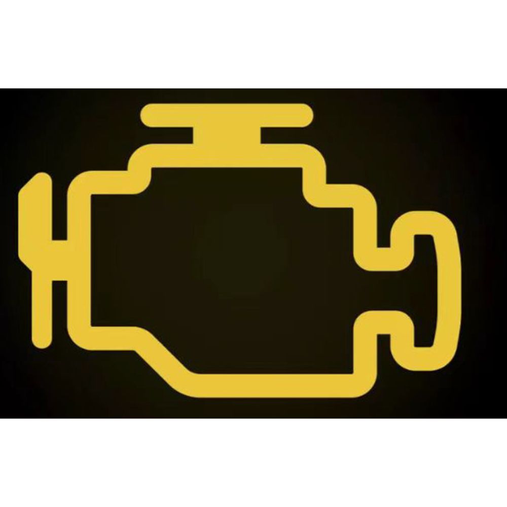 Berg neonskylt "motorlampa" 40x30 cm gul