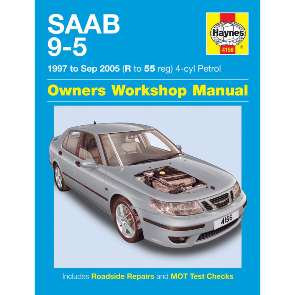 Korjausopas Saab 9-5 englanninkielinen