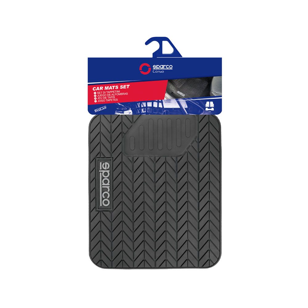 Sparco SPF501BK automattosarja, 3-osainen, musta