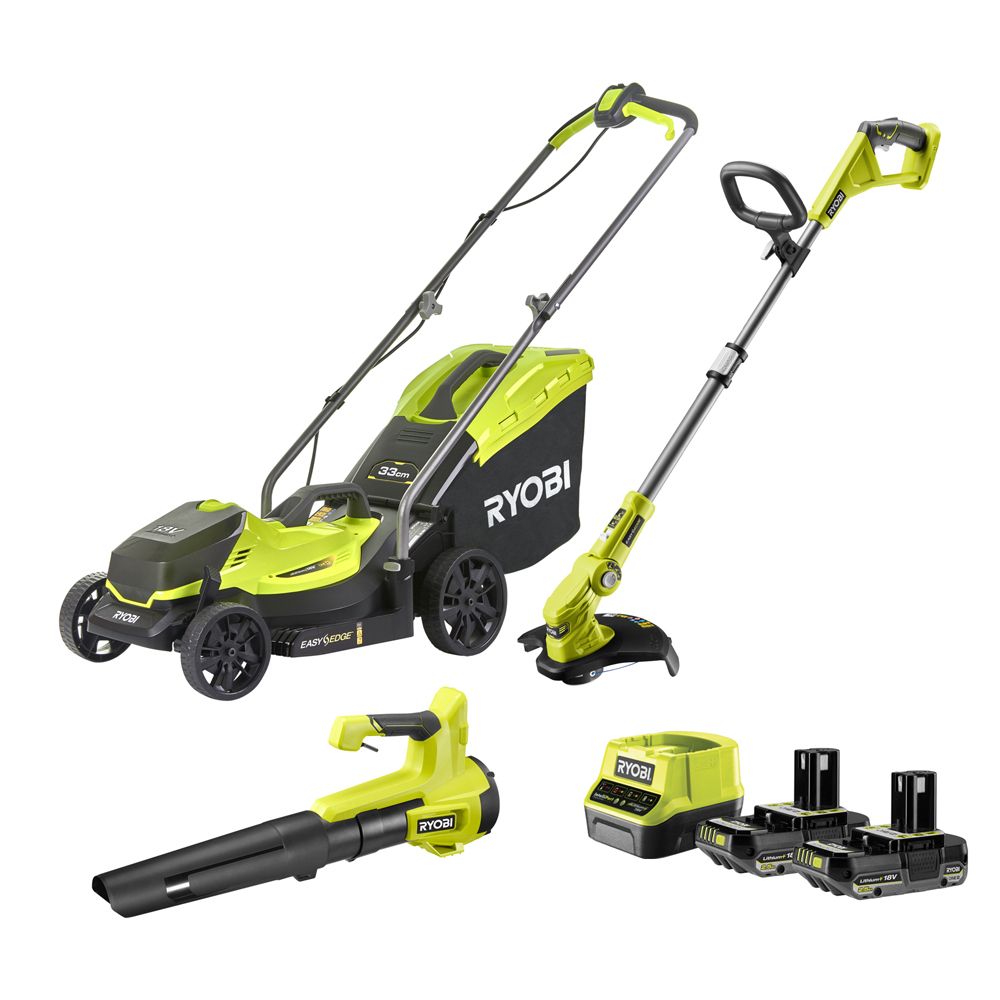 Ryobi ONE+ OLM1833LT32BLB akuaiatööriistade komplekt, 2 x 2,5 Ah