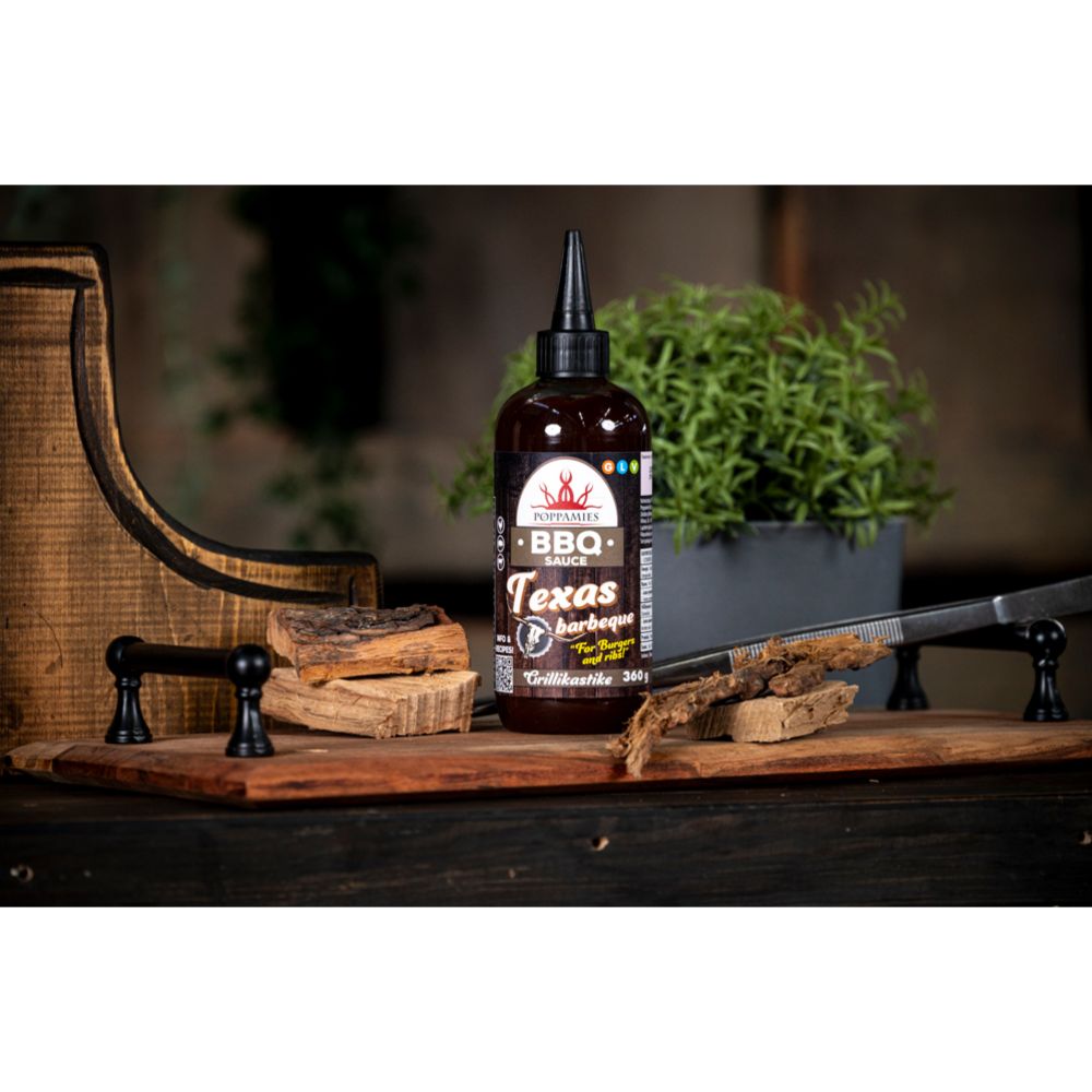 Poppamies BBQ Sauce Texas barbeque grillsås 360 g