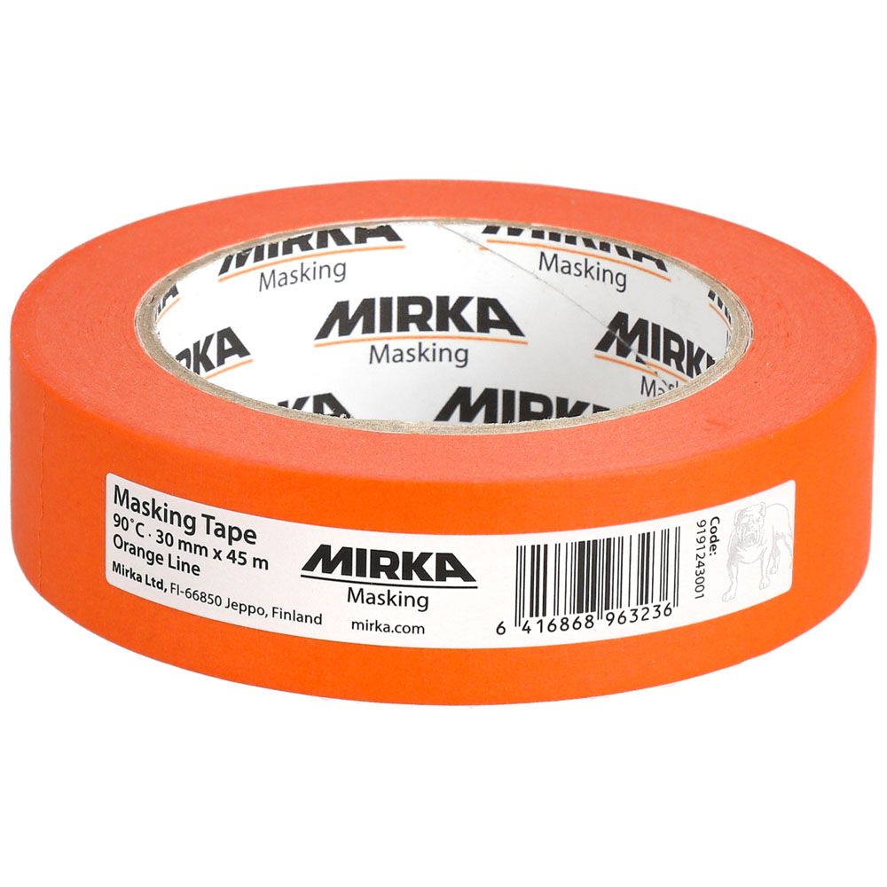 Mirka automaalri teip, oranž, 45 m, 90 °C/30 min