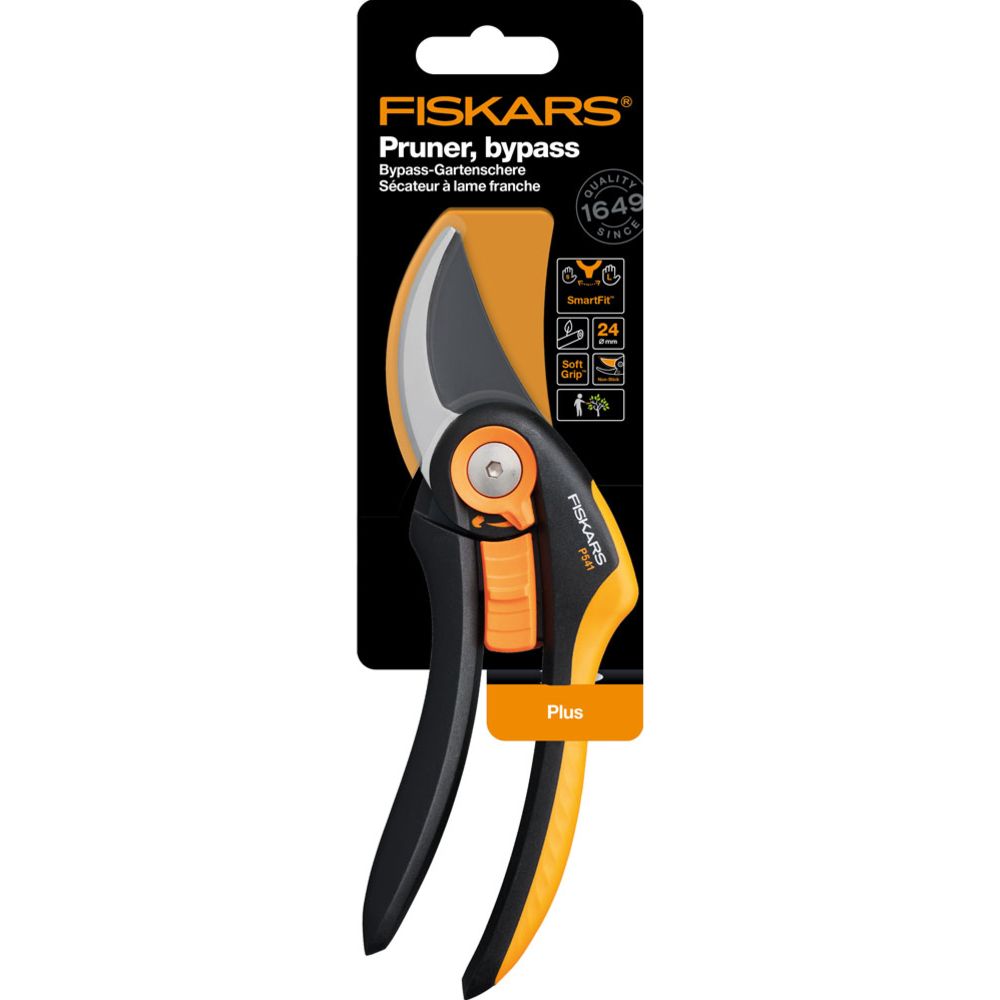 Fiskars Plus Smartfit oksasakset ohileikkaava P541