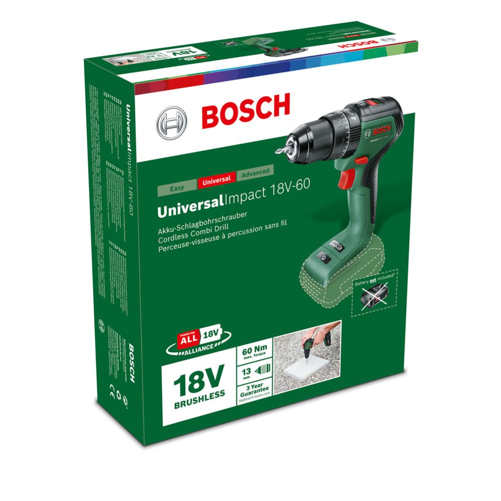 Bosch UniversalImpact akkuiskuporakone 18 V runko