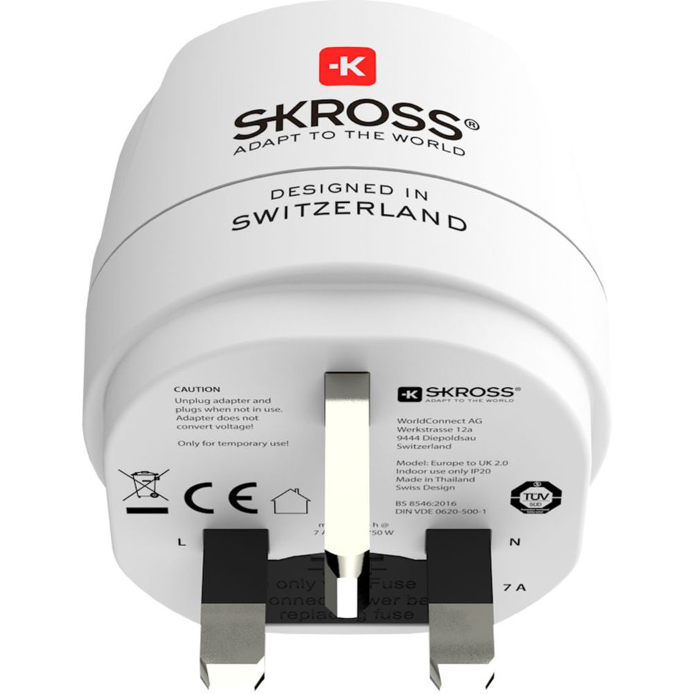 Skross reisiadapter Euroopa -> briti