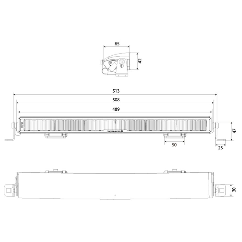 Optibeam Pure 506 LED-kaukovalo Ref.50