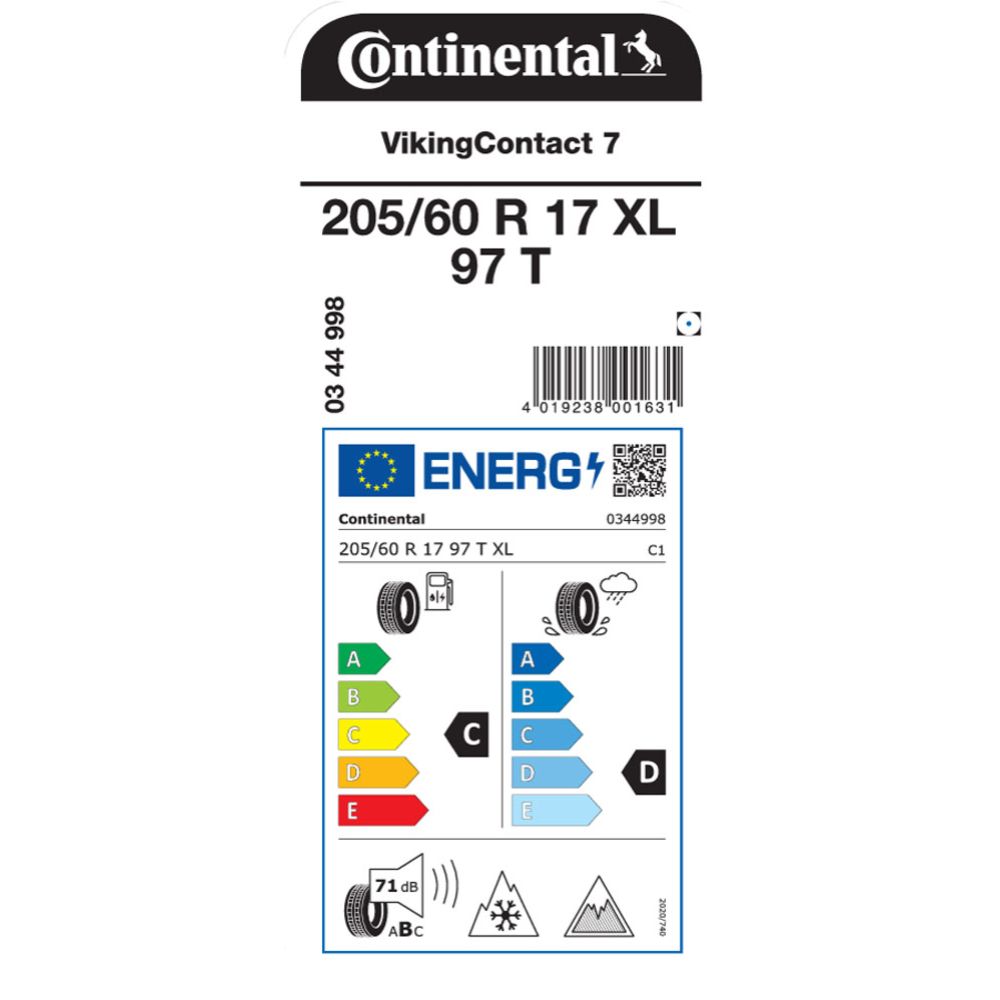 Continental VikingContact 7 205/60 R17 97T XL
