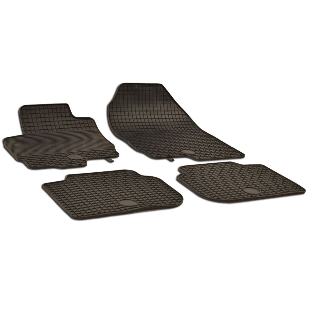 Gummimattsats Mitsubishi Colt 2004-2009, 2009- gummi svart