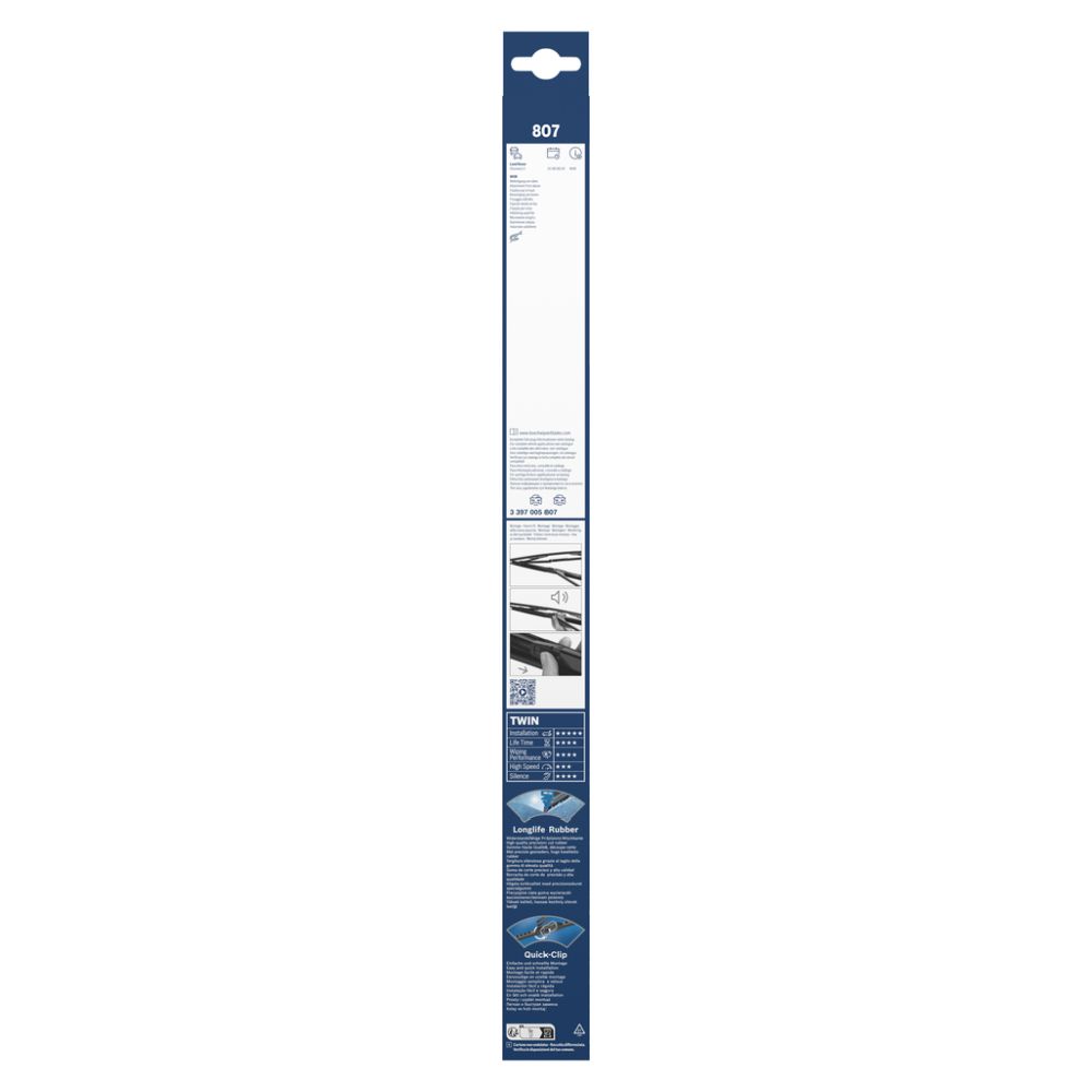 Bosch Twin 807 tuulilasinpyyhkimet 53 + 53 cm