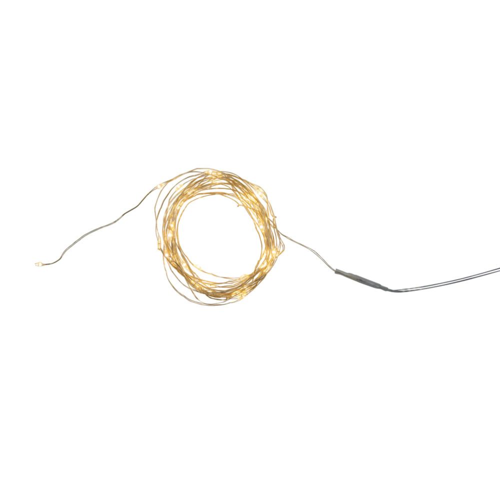 Airam Hilla 50 LED-ljusslinga batteridriven 3 x AA