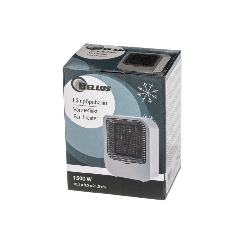 Bellus Compact PTC värmefläkt 1500 W