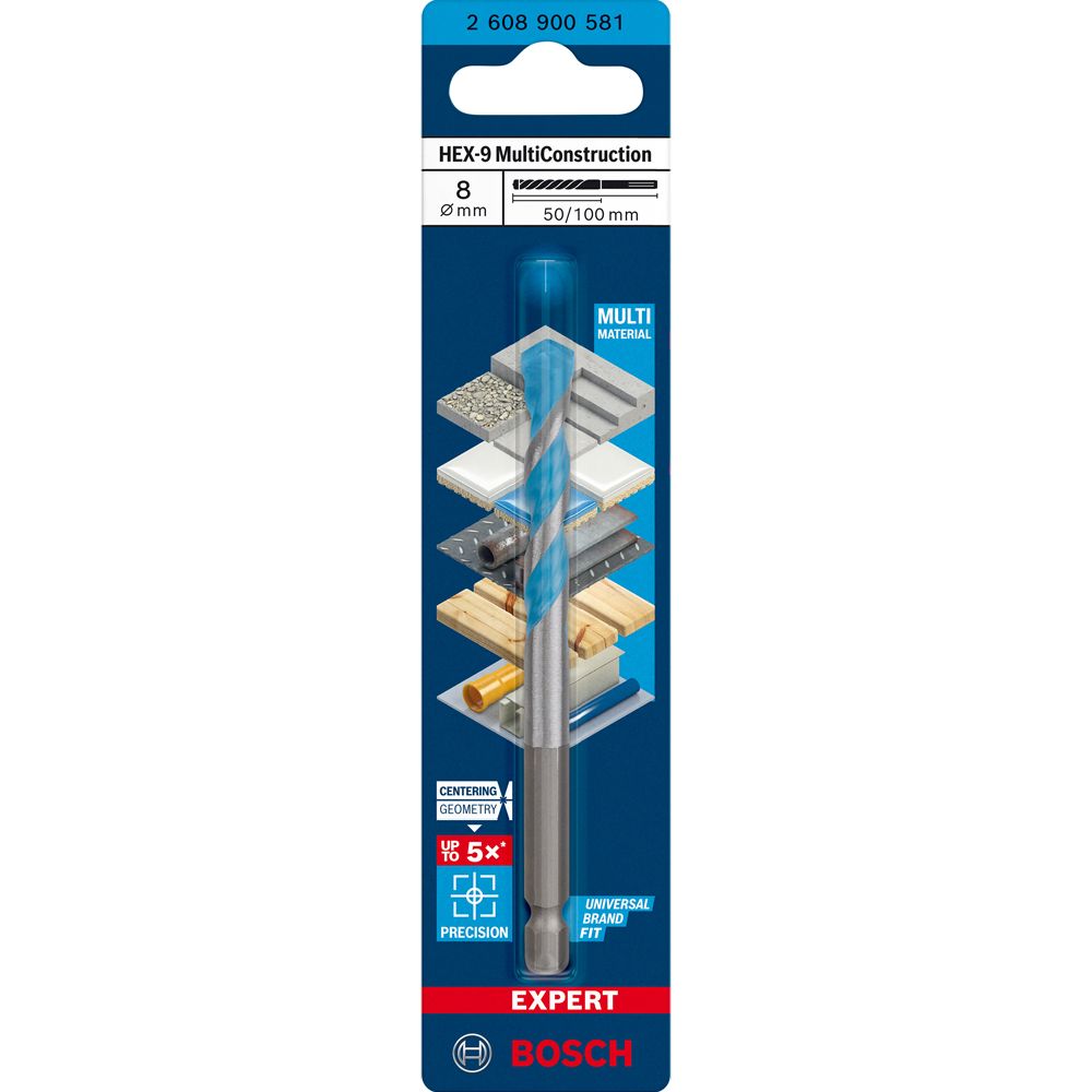 Bosch EXPERT HEX-9 MultiConstruction poranterä