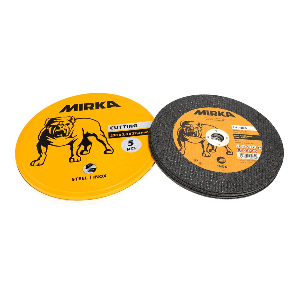 Mirka lõikeketas, 230 x 2,0 x 22,2 mm, 5 tk
