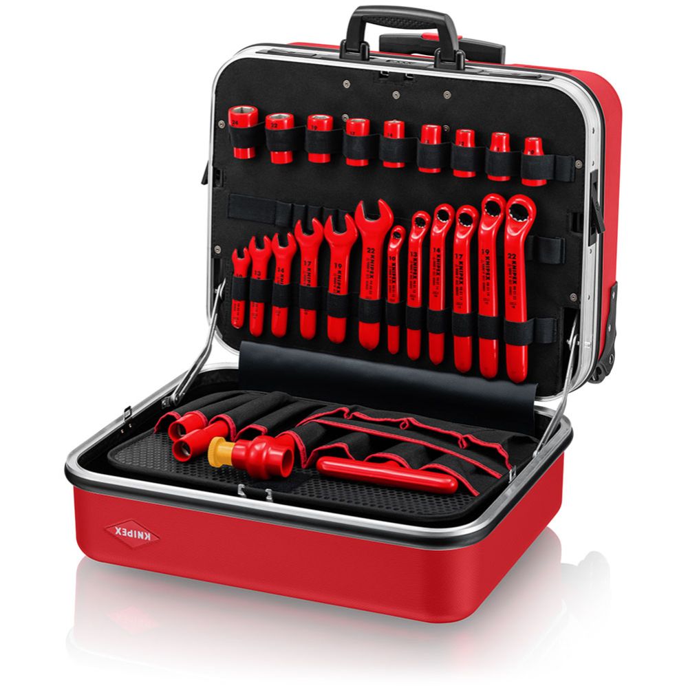 Knipex® 98 99 15 VDE verktygssats i verktygsväska, 47 delar
