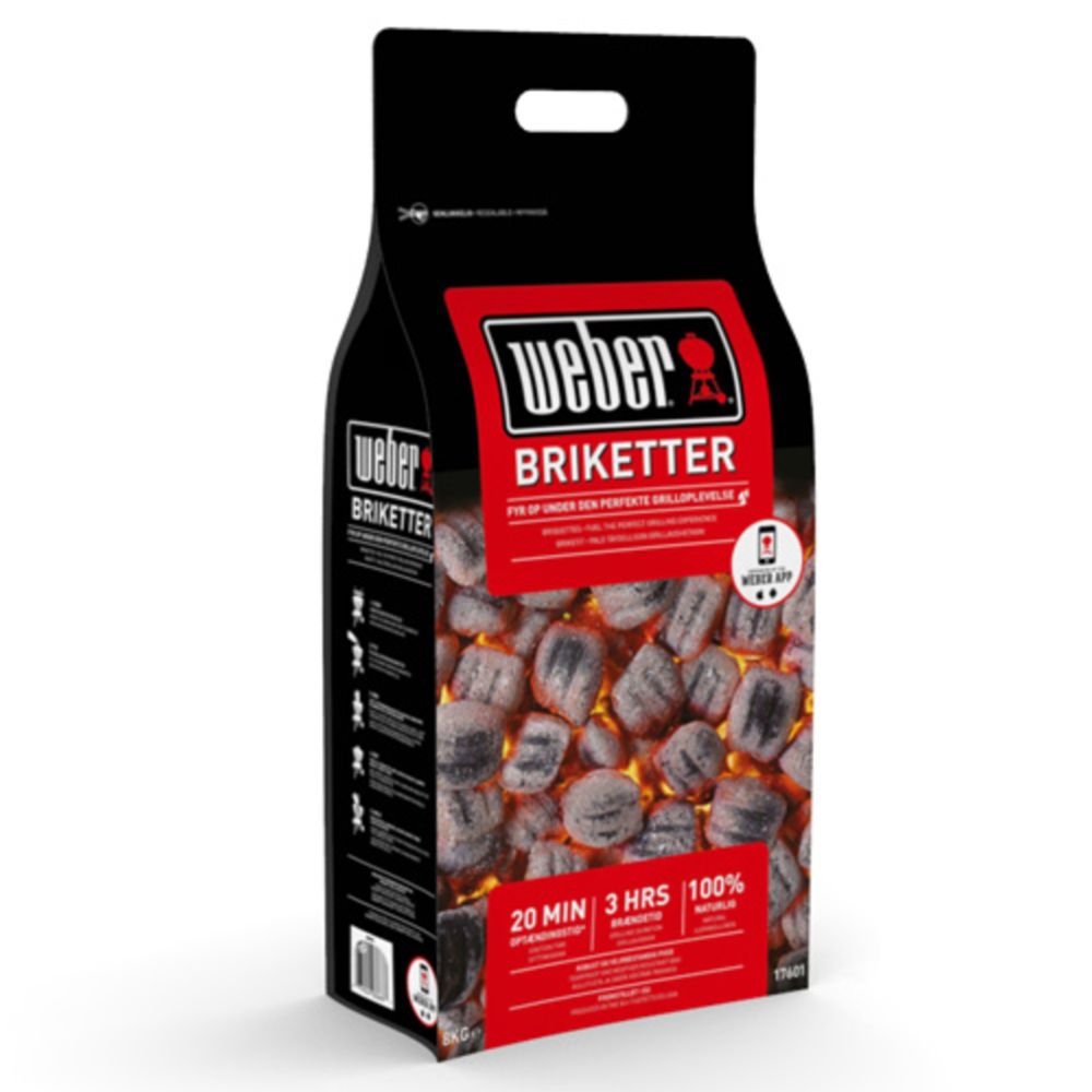 Weber briketter FSC 8 kg