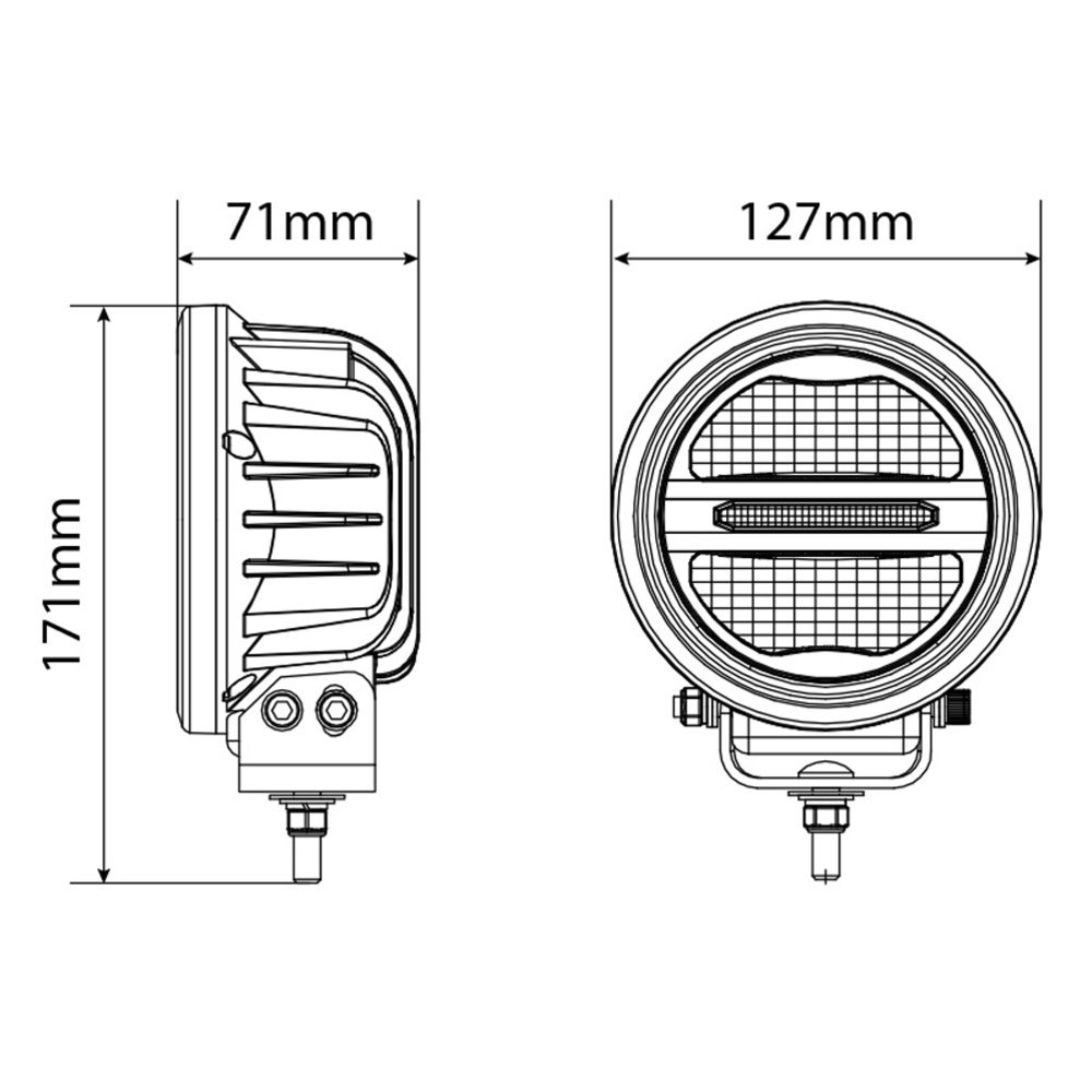 Optibeam Savage 5 LED-kaukovalo ø 5" 20 W Ref.30