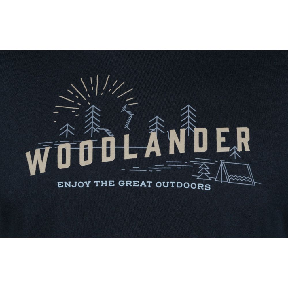 Woodlander Crew T-paita, musta