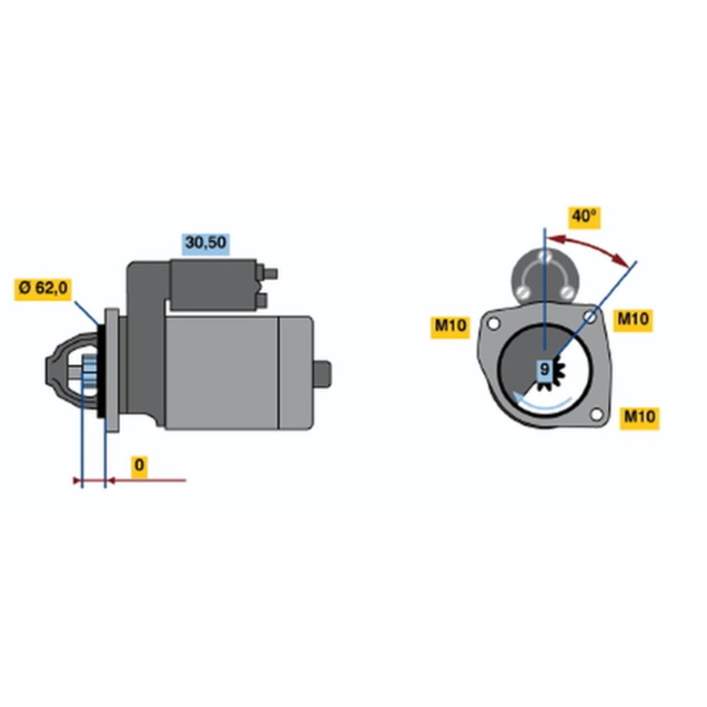 Startmotor 13-2861