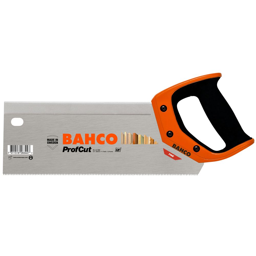 Bahco PC-12-TEN ryggsåg - tandspetshärdad