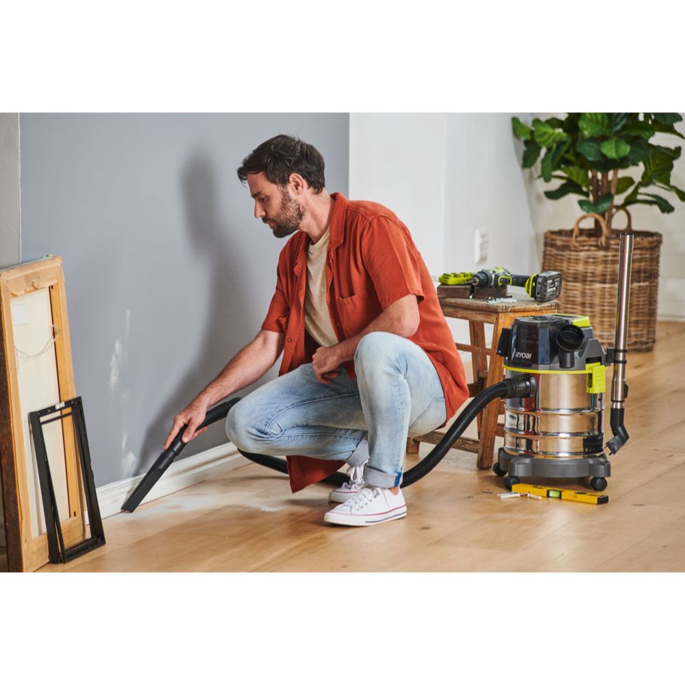 Ryobi ONE+ grovdammsugare våt/torr R18WDV-0 utan batteri