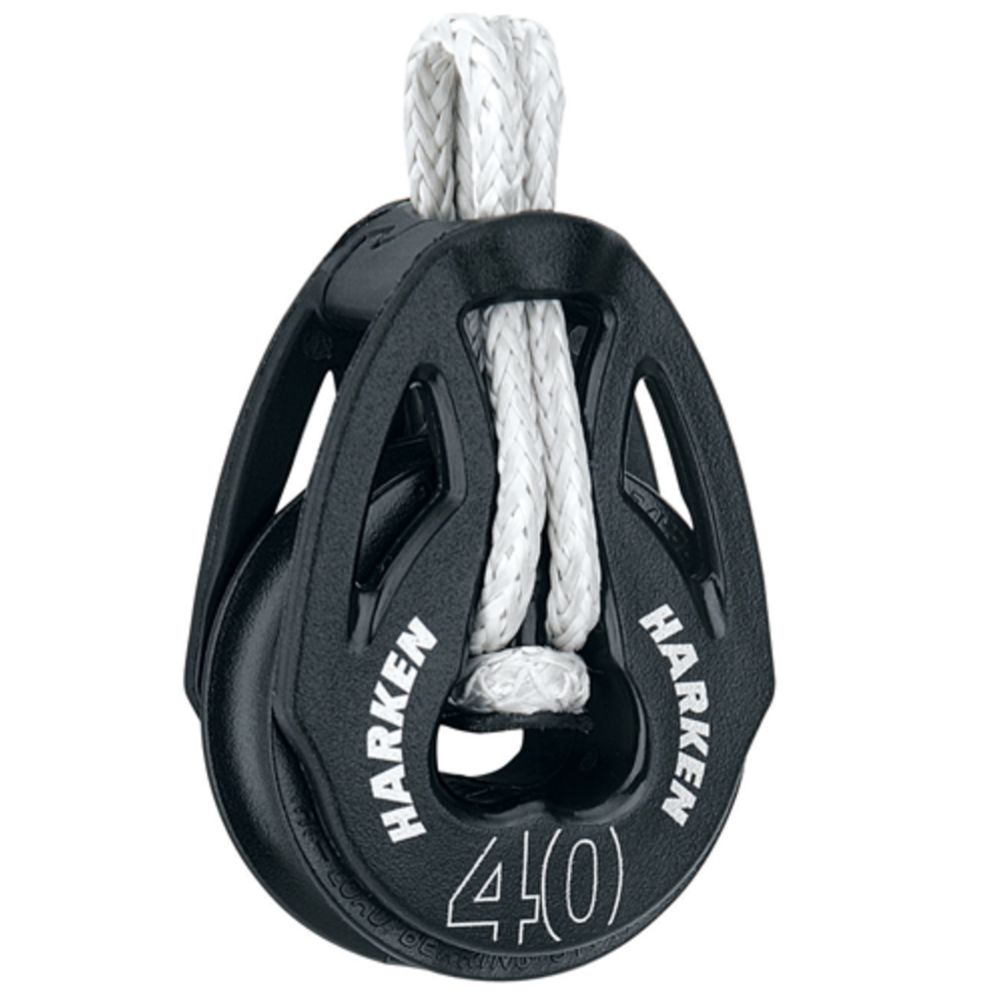 Harken 40 mm Carbo T2 block med ögla H2148