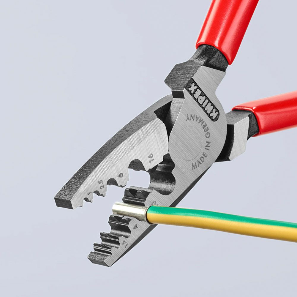 Knipex® 97 71 180 liitinpihdit päätyholkeille 0,25-16 mm²