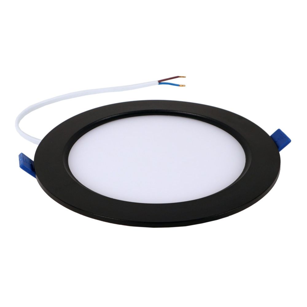 Led Energie paneelvalgusti, süvistatav, 12 W, 900 lm, 3CCT, must, ø 170 mm